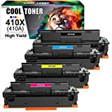 Cool Toner Cartouche de Toner Compatible pour HP 410X CF410X 410A CF410A M477 Toner Color Laserjet MFP M477fdw M477fdn M477fnw ...