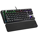 Cooler Master CK530 V2 Mechanical Tenkeyless Gaming Keyboard, RGB Backlight, On-fly Control, Aluminum Top Plate and Wrist Rest Included, Layout ...