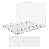 Coque Compatible avec MacBook Pro 16 Pouces 2020 2019 Modèle A2141, Transparent Plastique Coque Rigide & Protection Clavier Compatible avec ...
