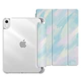 Coque de Protection Bleue colorée pour iPad 2019 2020 2021 10,2 Pouces iPad 7 8 9 génération Motif UV Couleur ...