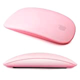 Coque en silicone pour Apple Magic Mouse 1 et 2, résistante aux chutes, à la poussière, ultra fine (rouge)