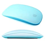 Coque en silicone pour Apple Magic Mouse 1 et 2, résistante aux chutes, à la poussière, ultra fine (bleu)