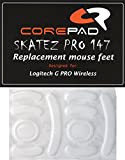 Corepad Skatez Pro 147 Pieds de Souris de Remplacement Compatible avec Logitech G Pro Wireless GPW