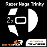 Corepad Skatez Pro 150 Pieds de Souris de Remplacement Compatible avec Razer Naga Trinity