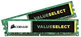 Corsair CMV8GX3M2A1333C9 Value Select 8GB (2x4GB) DDR3 1333 Mhz CL9 Mémoire pour ordinateur de bureau