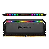Corsair Dominator Platinum RGB 32Go (4x8Go) DDR4 3200MHz C16, Eclairage LED RGB dynamique Kit de Mémoire – Noire