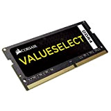 Corsair Value Select SODIMM 16Go (1x16Go) DDR4 2133MHz C15 Mémoire pour Ordinateur Portable/Notebook - Noir CMSO16GX4M1A2133C15