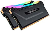 Corsair Vengeance RGB PRO - Kit de Mémorie Enthousiaste (sans mémoire intégrée) Eclairage LED RGB dynamique - Noir