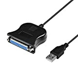 COVVY Câble Adaptateur USB 2.0 vers DB25 IEEE-1284 pour imprimante parallèle 0,8 m