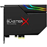 Creative BlasterX AE-5 Plus - Carte Son de Jeu SABRE32 Ultra-Classe Haute résolution PCI-e et DAC 32 bits/384 kHz, SNR ...