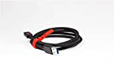 CROSSCALL Câble Plat USB/USB-C 1,2 M Noir