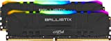 Crucial Ballistix BL2K16G30C15U4BL RGB, 3000 MHz, DDR4, DRAM, Mémoire Kit pour PC de Gamer, 32Go (16Go x2), CL15, Noir