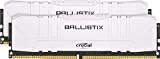 Crucial Ballistix BL2K8G32C16U4W 3200 MHz, DDR4, DRAM, Mémoire Kit pour PC de Gamer, 16Go (8Go x2), CL16, Blanc