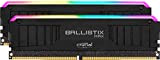 Crucial Ballistix MAX BLM2K16G40C18U4BL RGB, 4000 MHz, DDR4, DRAM, Mémoire Kit pour PC de Gamer, 32Go (16Go x2), CL18, Noir