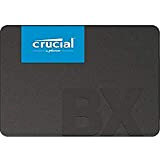Crucial BX500 480 Go CT480BX500SSD1 jusqu'à 540 Mo/s, SSD interne, 3D NAND, SATA, 2,5 pouces, noir