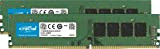 Crucial RAM 32Go Kit (2x16Go) DDR4 3200MHz CL22 (ou 2933MHz ou 2666MHz) Mémoire de Bureau CT2K16G4DFRA32A