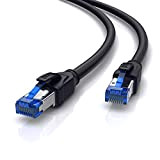 CSL Câble réseau CAT.8 15 m 40 Gbits – Câble réseau LAN – Câble Ethernet Gigabit haute vitesse – 40 ...