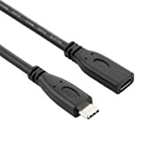 CY Câble d'extension de données USB-C USB 3.1 Type C mâle vers femelle pour MacBook, tablette et téléphone portable de ...