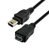 CY Mini câble d'extension USB B 5 broches mâle vers femelle 50 cm