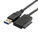 CY USB 3.0 vers 7 + 6 13pin Slimline SATA câble Adaptateur pour Ordinateur Portable CD DVD ROM Lecteur Optique