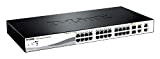 D-Link DES-1210-28P Switch Smart Web Manageable 28 Ports Ethernet 10/100mbps avec POE- Idéal pour Entreprise Administration et Réseaux Gérés