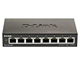 D-Link DGS-1100-08V2 Switch administrable smart Gigabit 8 ports avec prise en charge VLAN, fonctionnalités de couche 2, QoS, 802.3az EEE, ...