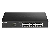 D-Link DGS-1100-16v2 Switch Smart Web Manageable 16 ports Gigabit 10/100/1000mbps - Idéal pour Entreprise Administration et Réseaux Gérés