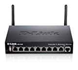 D-Link DSR-250N Routeur de Services unifiés haute performance SSL (10 utilisateurs max.) - Wi-Fi N - 8 Ports Giga LAN ...