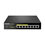 D-Link Switch 8 ports Gigabit POE 10/100/1000mbps - Idéal partage de connexion et mise en réseau Small Office Home Office ...