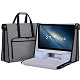 Damero Sacoches pour Le Stockage de la iMac 27 Pouces, Sac Fourre-Tout de Transport à Bandoulière pour Apple iMac 27 ...