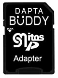 Dapta Buddy Adaptateur carte Micro SD vers carte SD uniquement, convertisseur
