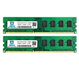 DDR3L 1600 UDIMM PC3L 12800U 8Go (2x4Go) RAM, DDR3L 1600MHz 4Go 2Rx8 PC3 12800U 240-Pin CL11 1.35V Mémoire pour Ordinateur ...