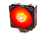 DeepCool Gammaxx 400 V2 Radiateur de refroidissement 4 Heatpipes avec ventilateur LED rouge PWM silencieux de 120 mm pour CPU ...