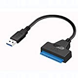 Dein_OnlineShop_de Câble SATA USB 3.0 avec adaptateur USB 3.0 22 broches jusqu'à 6 Gbit/s pour disque dur SSD 2,5po 22 ...