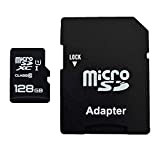 dekoelektropunktde Carte mémoire Micro SD SDXC 128 Go avec adaptateur Classe 10 compatible avec Leica M Monochrom (Type 246)