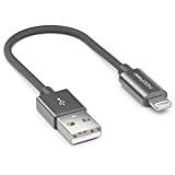 deleyCON 0,15m Câble de Charge Lightning 8 Pin Câble USB Apple MFI pour iPhone 12 Pro Max 12 Pro 12 ...