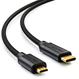 deleyCON 0,5m Câble USB 2.0 Type de Fiche C (USB 3.1 Gen2) sur Micro USB Câble de Charge & Données ...