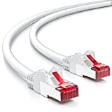 deleyCON 1,5m CAT6 Câble Réseau - Blindage PIMF S/FTP CAT-6 RJ45 Câble Ethernet - LAN DSL Routeur Modem Point d'Accès ...