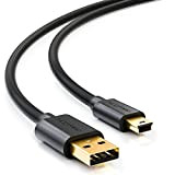 deleyCON 1m Mini USB 2.0 Câble Haute Vitesse - Câble de Charge Câble de Données pour Téléphones Mobiles Smartphones Tablettes ...