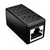 deleyCON 1x CAT6 Coupleur Connecteur de Câble Câbles de Réseau Câble Patch Câble Ethernet Adaptateur Modulaires Blindée 2x Prise Femelle ...