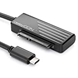 deleyCON Adaptateur USB 3.0 SATA Câble USB C vers Disques Durs 2,5" Pouces HDD SSD 5 GBit/s UASP SATA I ...