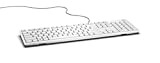 Dell KB216, Wired, Clavier multimédia, UK (QWERTY), Blanc