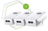 devolo Adaptateur WiFi en Maille, kit multiroom Mesh WLAN 2 – jusqu'à 1 200 Mbit/s, réseau WLAN Maille, 6 Ports ...