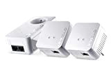 devolo dLAN 550 WiFi 4 (n) Network Kit : 2x Adaptateurs CPL WiFi, Prise Gigogne (500 Mbps, 2x Port Fast ...