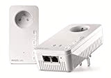 devolo Magic 1 WiFi 5 (ac) Starter Kit : 2x Adaptateurs CPL, Prise Gigogne (1 200 Mbits, 2x Fast-Ethernet + 1 Port Gigabit ...