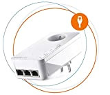devolo Magic 2 LAN Triple Adaptateur d'extension : 1x Adaptateur CPL, Prise Gigogne (2 400 Mbits, 3x Gigabit Ethernet), idéal pour gaming ...
