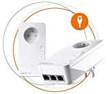 devolo Magic 2 LAN Triple Starter Kit : 2x Adaptateurs CPL, Prise Gigogne (2400 Mbits, 4x ports Gigabit Ethernet), idéal ...
