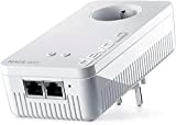 devolo Magic 2 WiFi 5 (ac) Adaptateur d'extension : 1x Adaptateur CPL WiFi (2400 Mbits, Mesh, 2x Gigabit Ethernet), idéal ...