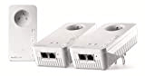 devolo Magic 2 WiFi 5 (ac) Mesh Multiroom Kit : 3x Adaptateurs CPL WiFi Mesh, Prise Gigogne (2400 Mbits, 6x ...