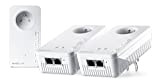 devolo Magic 2 WiFi 6 (ax) Multiroom Kit : 3x Adaptateurs CPL WiFi, Prise Gigogne (2400 Mbits, Mesh, 5x Ports ...